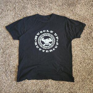 Muscle Up Buttercup T-Shirt Black Workout Gymwear Graphic Tee Y2K Vintage